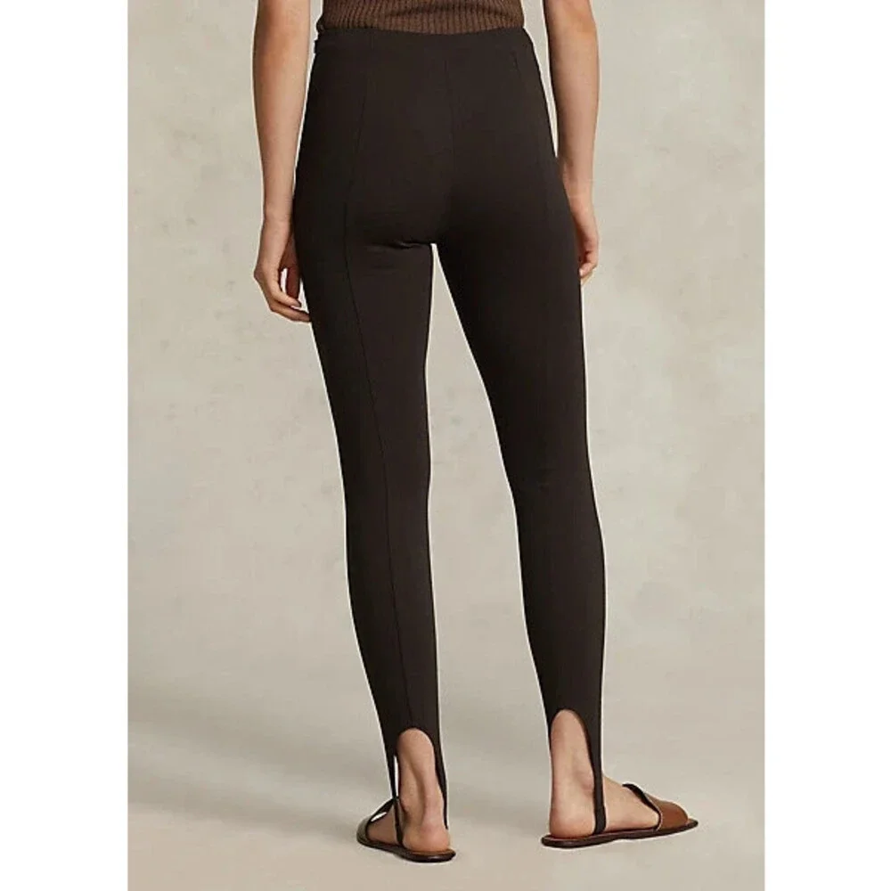 NEW Polo Ralph Lauren Womens S Stirrup Stretch Side-Zip Legging • Reg Price $298 - Picture 4 of 5